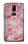 S2843 Pink Marble Texture Etui Coque Housse pour OnePlus 6