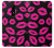 S2933 Pink Lips Kisses on Black Etui Coque Housse pour OnePlus 6