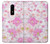 S3036 Pink Sweet Flower Flora Etui Coque Housse pour OnePlus 6