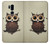 S0360 Coffee Owl Etui Coque Housse pour LG G7 ThinQ