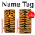 S0576 Tigre Peau Etui Coque Housse pour LG G7 ThinQ