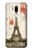 S2108 Eiffel Tower Paris Postcard Etui Coque Housse pour LG G7 ThinQ