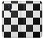 S2492 Black and White Checkerboard Etui Coque Housse pour LG G7 ThinQ