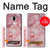 S2843 Texture en marbre rose Etui Coque Housse pour LG G7 ThinQ