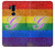 S2899 Rainbow LGBT Gay Pride Flag Etui Coque Housse pour LG G7 ThinQ