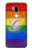 S2899 Rainbow LGBT Gay Pride Flag Etui Coque Housse pour LG G7 ThinQ