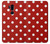 S2951 Red Polka Dots Etui Coque Housse pour LG G7 ThinQ