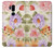 S3035 Sweet Flower Painting Etui Coque Housse pour LG G7 ThinQ