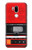S3204 Red Cassette Recorder Graphic Etui Coque Housse pour LG G7 ThinQ