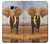 S0310 African Elephant Etui Coque Housse pour Samsung Galaxy A5 (2017)