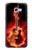 S0415 Fire Guitar Burn Etui Coque Housse pour Samsung Galaxy A5 (2017)