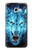 S0752 Blue Fire Grim Wolf Etui Coque Housse pour Samsung Galaxy A5 (2017)