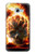 S0863 Hell Fire Skull Etui Coque Housse pour Samsung Galaxy A5 (2017)