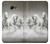 S0933 White Horses Etui Coque Housse pour Samsung Galaxy A5 (2017)