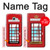 S2059 Angleterre britannique Cabine téléphonique Minimaliste Etui Coque Housse pour Samsung Galaxy A5 (2017)