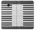 S2082 One Octave Piano Etui Coque Housse pour Samsung Galaxy A5 (2017)