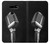 S1672 Retro Microphone Jazz Music Etui Coque Housse pour LG V30, LG V30 Plus, LG V30S ThinQ, LG V35, LG V35 ThinQ