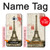 S2108 Tour Eiffel de Paris Carte postale Etui Coque Housse pour Samsung Galaxy A5 (2017)