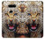 S1932 Blue Eyed Leopard Etui Coque Housse pour LG V30, LG V30 Plus, LG V30S ThinQ, LG V35, LG V35 ThinQ