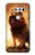 S1957 Lion Aslan Etui Coque Housse pour LG V30, LG V30 Plus, LG V30S ThinQ, LG V35, LG V35 ThinQ