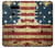 S2349 Old American Flag Etui Coque Housse pour LG V30, LG V30 Plus, LG V30S ThinQ, LG V35, LG V35 ThinQ