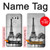 S2350 Vieille Tour Eiffel Paris Etui Coque Housse pour LG V30, LG V30 Plus, LG V30S ThinQ, LG V35, LG V35 ThinQ