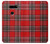 S2374 Tartan Red Pattern Etui Coque Housse pour LG V30, LG V30 Plus, LG V30S ThinQ, LG V35, LG V35 ThinQ