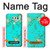 S2377 Turquoise Texture Motif imprimé Gemme Etui Coque Housse pour LG V30, LG V30 Plus, LG V30S ThinQ, LG V35, LG V35 ThinQ