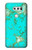 S2377 Turquoise Gemstone Texture Graphic Printed Etui Coque Housse pour LG V30, LG V30 Plus, LG V30S ThinQ, LG V35, LG V35 ThinQ