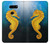 S2444 Seahorse Underwater World Etui Coque Housse pour LG V30, LG V30 Plus, LG V30S ThinQ, LG V35, LG V35 ThinQ
