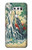 S2491 Hokusai Kirifuri Waterfall at Kurokami Etui Coque Housse pour LG V30, LG V30 Plus, LG V30S ThinQ, LG V35, LG V35 ThinQ