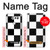 S2492 Noir et blanc Damier Etui Coque Housse pour LG V30, LG V30 Plus, LG V30S ThinQ, LG V35, LG V35 ThinQ