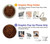 S2529 Leo Zodiaque Zodiaque marron Impression graphique Etui Coque Housse pour LG V30, LG V30 Plus, LG V30S ThinQ, LG V35, LG V35 ThinQ