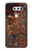 S2714 Rust Steel Texture Graphic Printed Etui Coque Housse pour LG V30, LG V30 Plus, LG V30S ThinQ, LG V35, LG V35 ThinQ