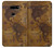 S2861 Antique World Map Etui Coque Housse pour LG V30, LG V30 Plus, LG V30S ThinQ, LG V35, LG V35 ThinQ
