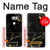 S2896 Marbre d'or imprimé graphique Etui Coque Housse pour LG V30, LG V30 Plus, LG V30S ThinQ, LG V35, LG V35 ThinQ