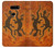 S2901 Lizard Aboriginal Art Etui Coque Housse pour LG V30, LG V30 Plus, LG V30S ThinQ, LG V35, LG V35 ThinQ