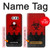 S2917 Biohazards Virus Alert Rouge Etui Coque Housse pour LG V30, LG V30 Plus, LG V30S ThinQ, LG V35, LG V35 ThinQ