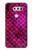 S3051 Pink Mermaid Fish Scale Etui Coque Housse pour LG V30, LG V30 Plus, LG V30S ThinQ, LG V35, LG V35 ThinQ