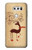 S3081 Wooden Raindeer Graphic Printed Etui Coque Housse pour LG V30, LG V30 Plus, LG V30S ThinQ, LG V35, LG V35 ThinQ