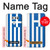 S3102 Drapeau de la Grèce Etui Coque Housse pour LG V30, LG V30 Plus, LG V30S ThinQ, LG V35, LG V35 ThinQ