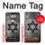 S3107 Judaïsme étoile de David Symbole Etui Coque Housse pour LG V30, LG V30 Plus, LG V30S ThinQ, LG V35, LG V35 ThinQ