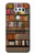 S3154 Bookshelf Etui Coque Housse pour LG V30, LG V30 Plus, LG V30S ThinQ, LG V35, LG V35 ThinQ