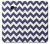 S2345 Navy Blue Shavron Zig Zag Pattern Etui Coque Housse pour Samsung Galaxy A5 (2017)
