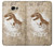S2372 T-Rex Jurassic Fossil Etui Coque Housse pour Samsung Galaxy A5 (2017)