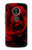 S2898 Red Rose Etui Coque Housse pour Motorola Moto G6 Play, Moto G6 Forge, Moto E5