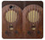 S2655 Vintage Bakelite Deco Radio Etui Coque Housse pour Samsung Galaxy A5 (2017)
