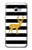 S2794 Black and White Striped Deer Gold Sparkles Etui Coque Housse pour Samsung Galaxy A5 (2017)