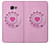 S2847 Pink Retro Rotary Phone Etui Coque Housse pour Samsung Galaxy A5 (2017)