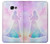 S2992 Princess Pastel Silhouette Etui Coque Housse pour Samsung Galaxy A5 (2017)